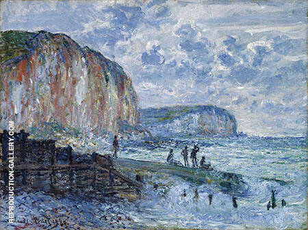 The Cliffs of Petites Dalles 1880_621A | Oil Painting Reproduction