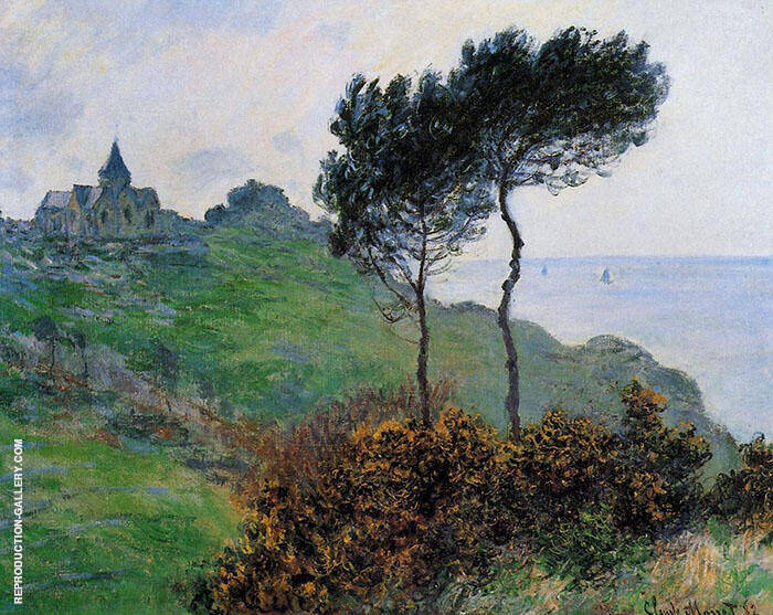 The Church at Varengeville Grey Weather 1882 | Oil Painting Reproduction