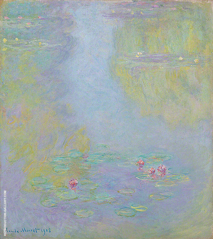 Water Lilies 1908 2 by Claude Monet | Oil Painting Reproduction