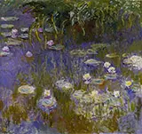 Yellow and Lilac Water Lilies 1917_804 By Claude Monet