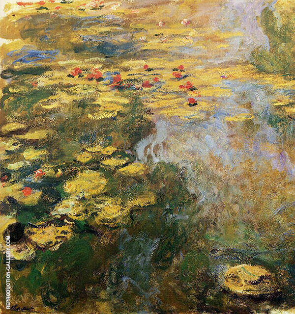 The Water Lilies Pond c1919 by Claude Monet | Oil Painting Reproduction