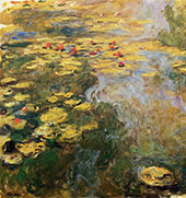 The Water Lilies Pond c1919 By Claude Monet