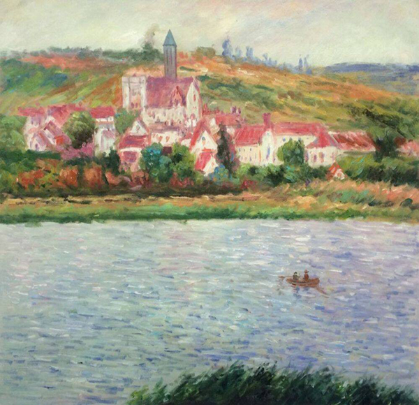 Vetheuil Morning Effect 1901 by Claude Monet | Oil Painting Reproduction