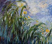 Yellow Irises 1914 By Claude Monet