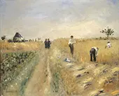 The Harvesters 1873 By Pierre Auguste Renoir