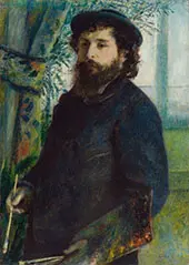 Claude Monet at His Easel 1875 By Pierre Auguste Renoir