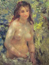 Study Nude in Sunlight 1875 By Pierre Auguste Renoir