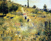 Path Rising through Tall Grass c1875 By Pierre Auguste Renoir