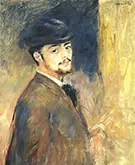 Portrait of a Man c 1875 By Pierre Auguste Renoir