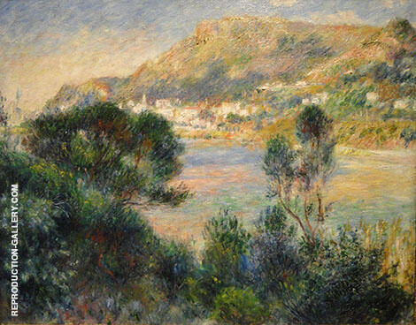 View of Cape Martin at Monte Carlo 1883 | Oil Painting Reproduction