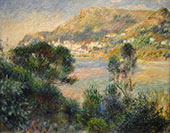 View of Cape Martin at Monte Carlo 1883 By Pierre Auguste Renoir