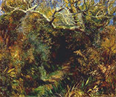 Mediterranean Landscape c1883 By Pierre Auguste Renoir