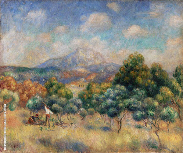 Montagne Sainte Victoire Paysage 1889 | Oil Painting Reproduction
