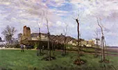 View of Montmarte from the cite des Fleurs 1869 By Alfred Sisley