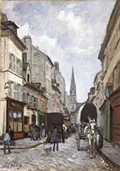 La Grande Rue Argenteuil By Alfred Sisley