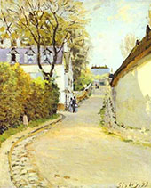 Rue de la Princesse Louveciennes 1873 By Alfred Sisley
