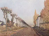 Chemin de la Machine Louveciennes 1873 By Alfred Sisley