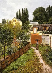 Garden Path in Louveciennes 1873 By Alfred Sisley