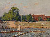 Regatta at Hampton Court 1874 By Alfred Sisley
