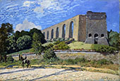 The Aqueduct at Marly 1874 By Alfred Sisley