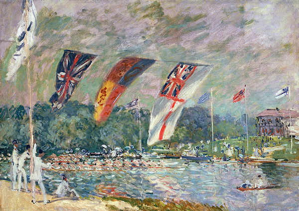 Regatta at Molesey 1874 by Alfred Sisley | Oil Painting Reproduction
