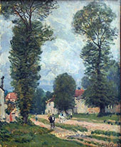 The Road to Versailles By Alfred Sisley