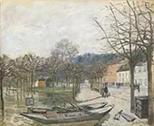 The Floods at Port Marly 1876 By Alfred Sisley