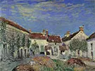 A Farmyard at Sablons 1885 By Alfred Sisley