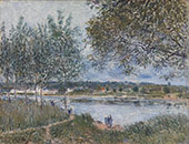 Path to the Old Ferry at By 1880 By Alfred Sisley