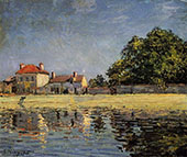 Beside the Loing Saint Mammes 1890 By Alfred Sisley