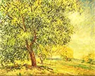 Walnut Trees at Sablon 1885 By Alfred Sisley
