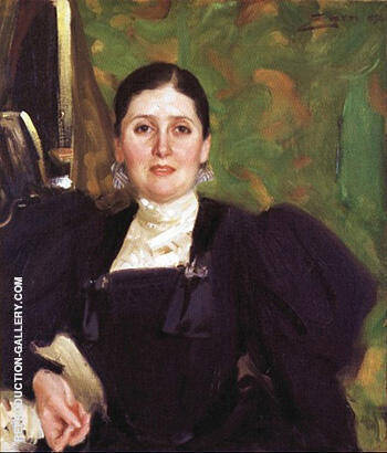 Martha Liebermann 1896 by Anders Zorn | Oil Painting Reproduction