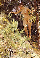 Naken under en Gran 1892 By Anders Zorn