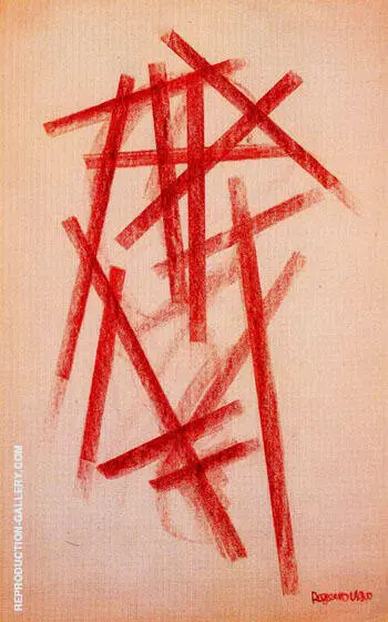 Construccion Lineal I 1920 By Aleksandr Rodchenko