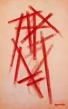 Construccion Lineal I 1920 By Aleksandr Rodchenko