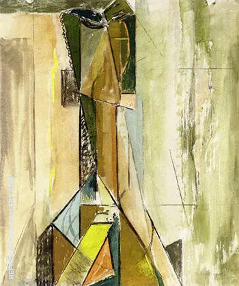 Abstract Head c 1930 1 By Alfred Henry Maurer