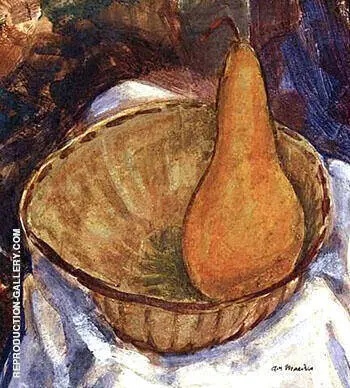 Bowl with Pear Still Life By Alfred Henry Maurer
