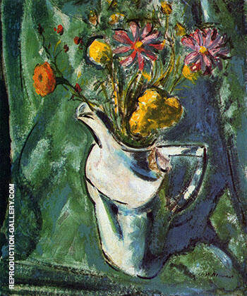 Floral Still-Life c1912 by Alfred Henry Maurer | Oil Painting Reproduction