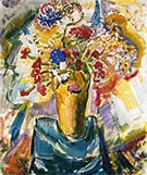 Flowers in a Vase By Alfred Henry Maurer
