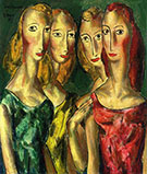 Four Sisters 1931 By Alfred Henry Maurer
