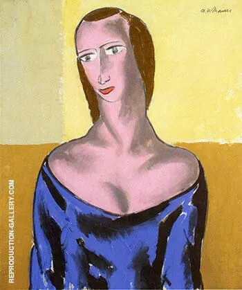 Girl c1923-1 By Alfred Henry Maurer