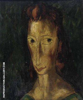 Head by Alfred Henry Maurer | Oil Painting Reproduction