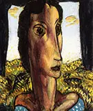 Head of a Girl 1929 1 By Alfred Henry Maurer