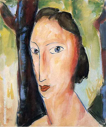 Head of a Woman 3 By Alfred Henry Maurer