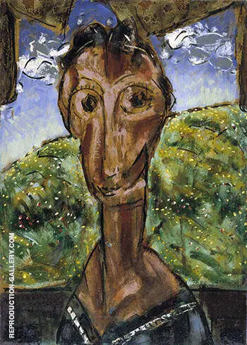 Head of a Woman 2 By Alfred Henry Maurer