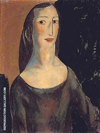 Head of a Woman By Alfred Henry Maurer