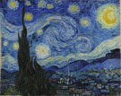 Starry Night 1889 By Vincent van Gogh