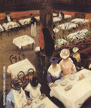 In a Cafe 1905 By Alfred Henry Maurer