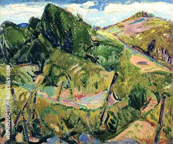 Landscape c1916 By Alfred Henry Maurer