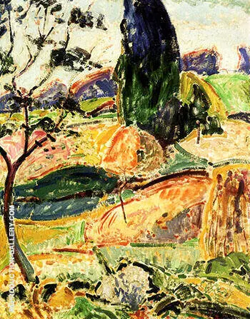 Landscape near Oberstdorf Autumn By Alfred Henry Maurer